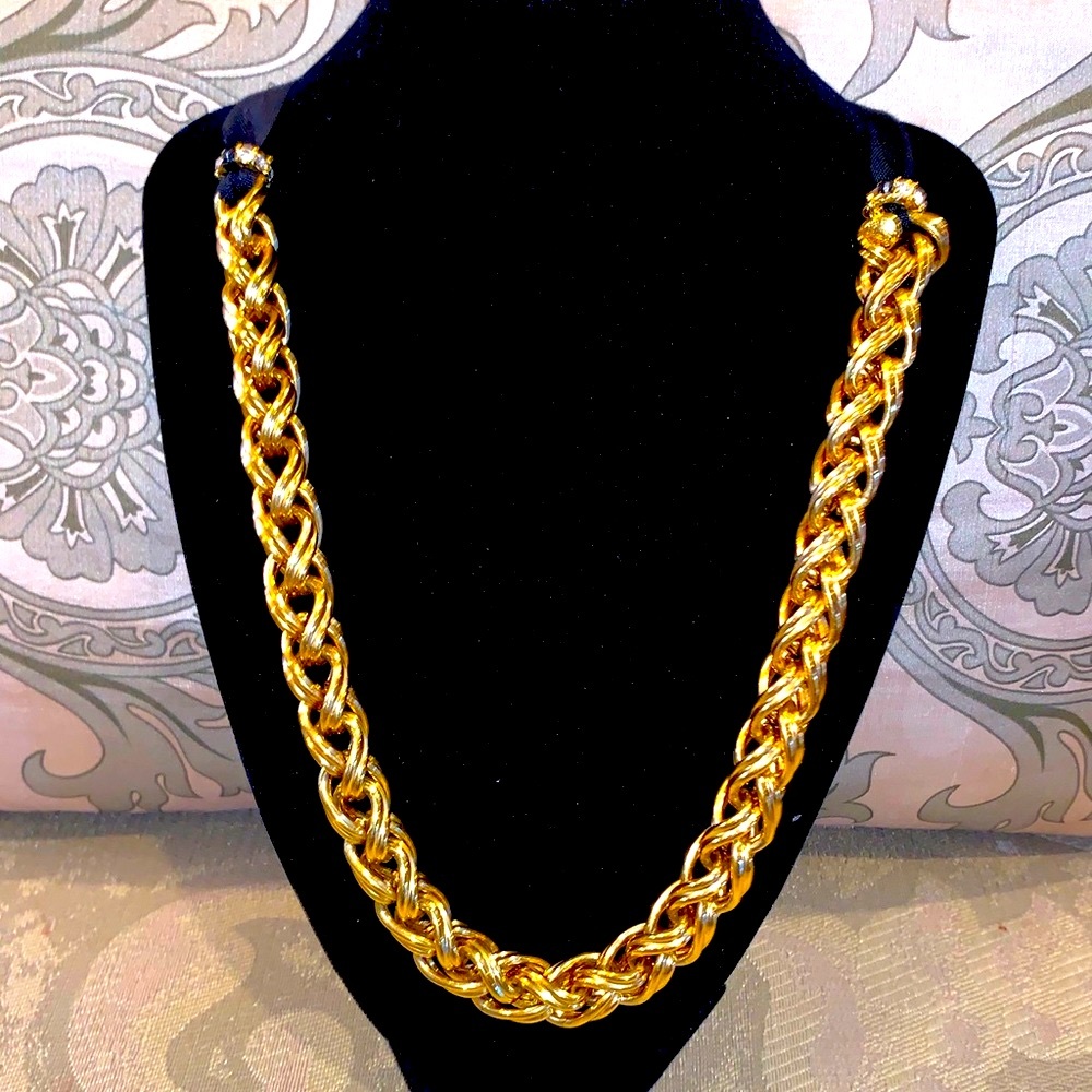 J. Crew gold chain necklace